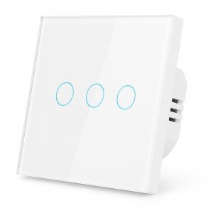 Сенсорный Wifi выключатель на 3 кнопки